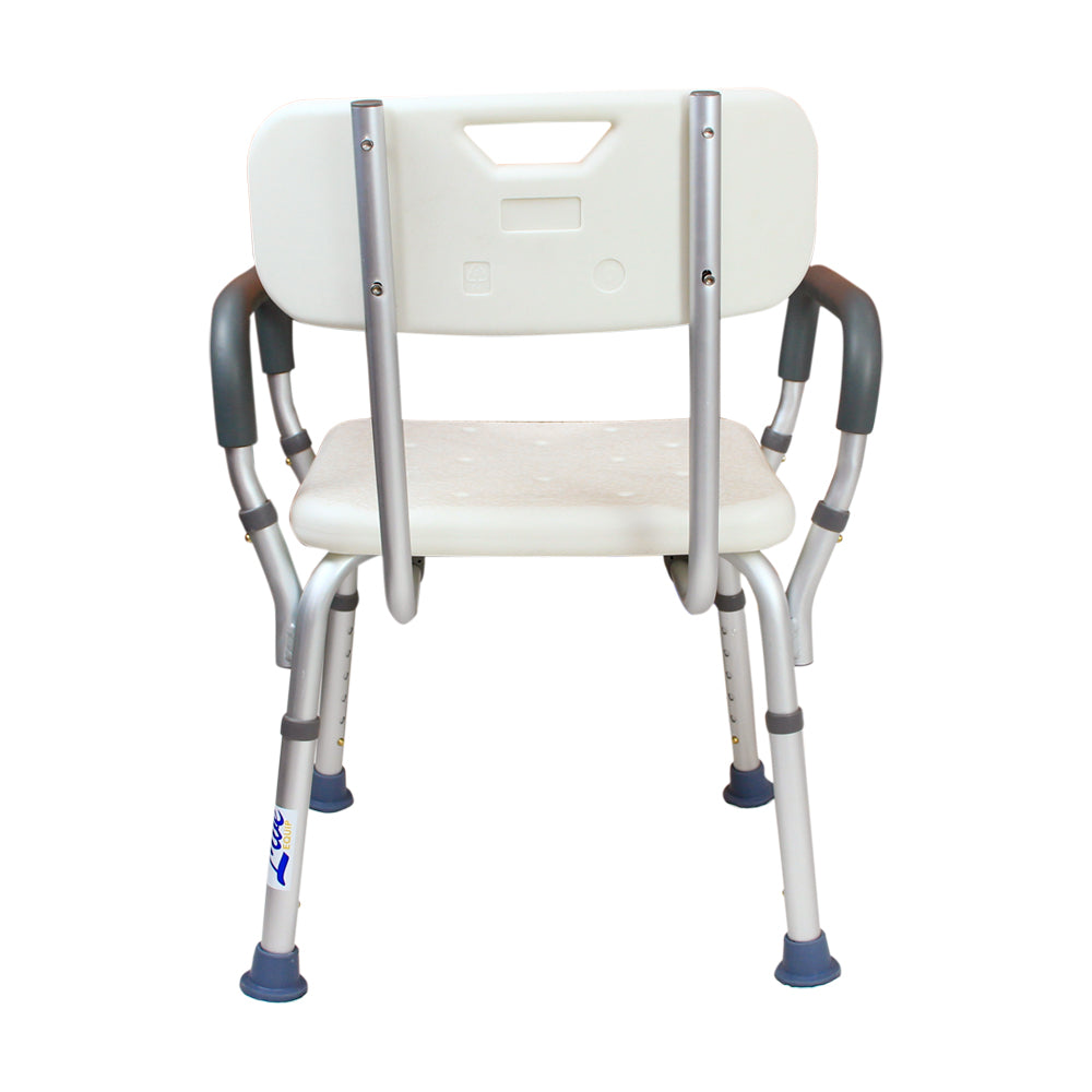 4-In-1 Bath Chair With Back & Armrests 4-In-1 Bath Chair With Back & Armrests