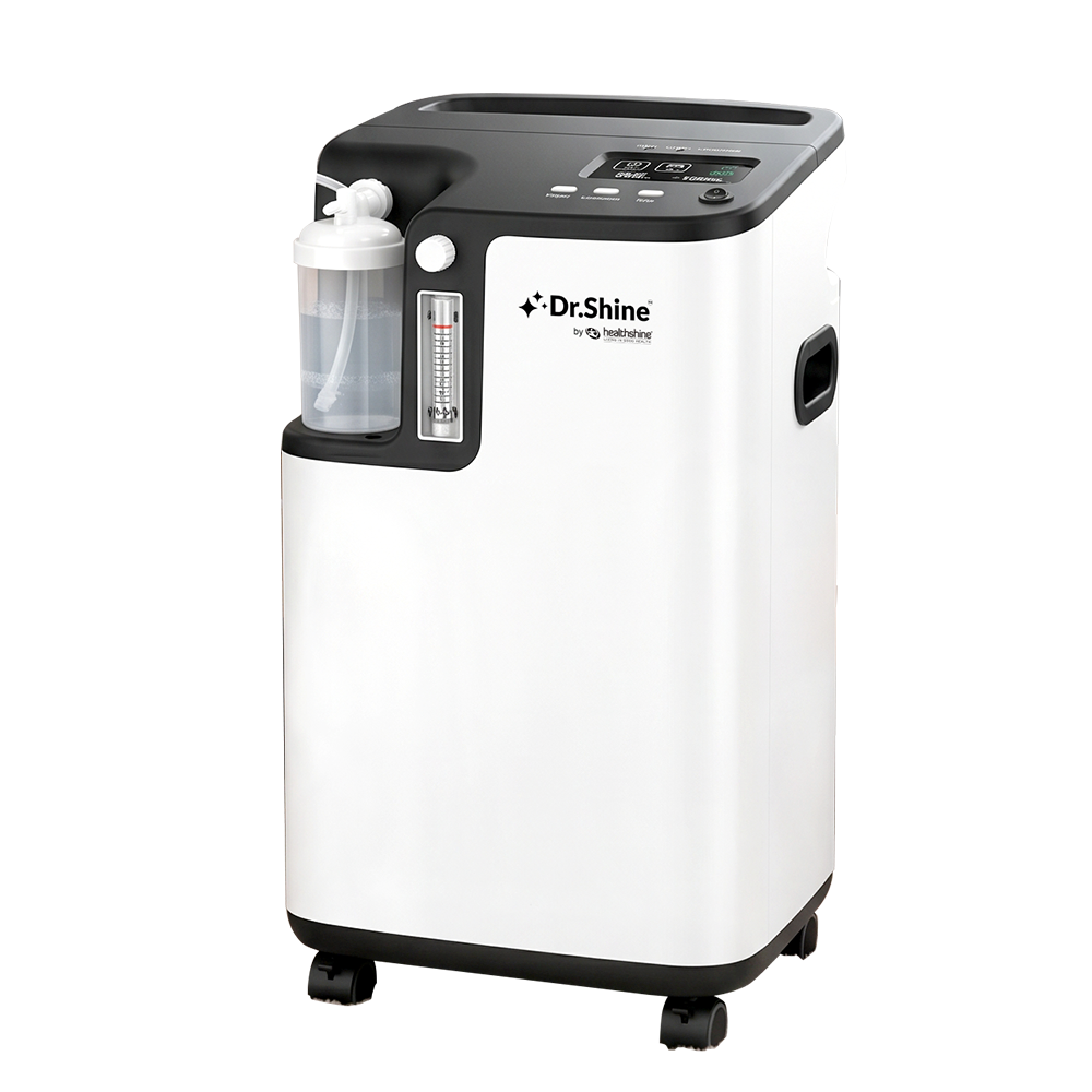 Dr. Shine OXY365 5 LPM oxygen concentrator, front view