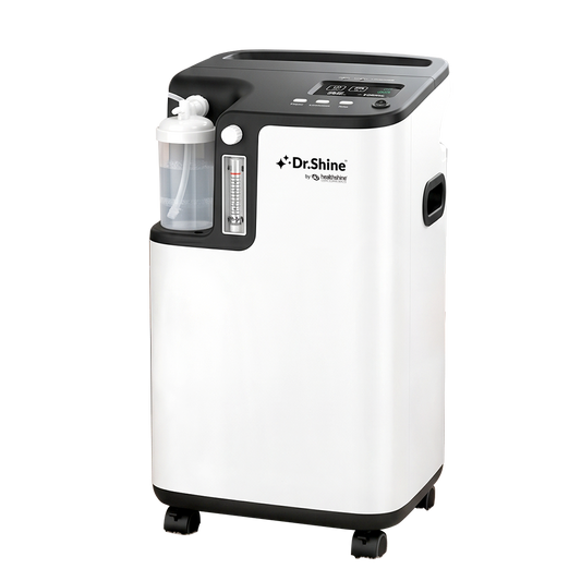 Dr. Shine OXY365 5 LPM oxygen concentrator, front view
