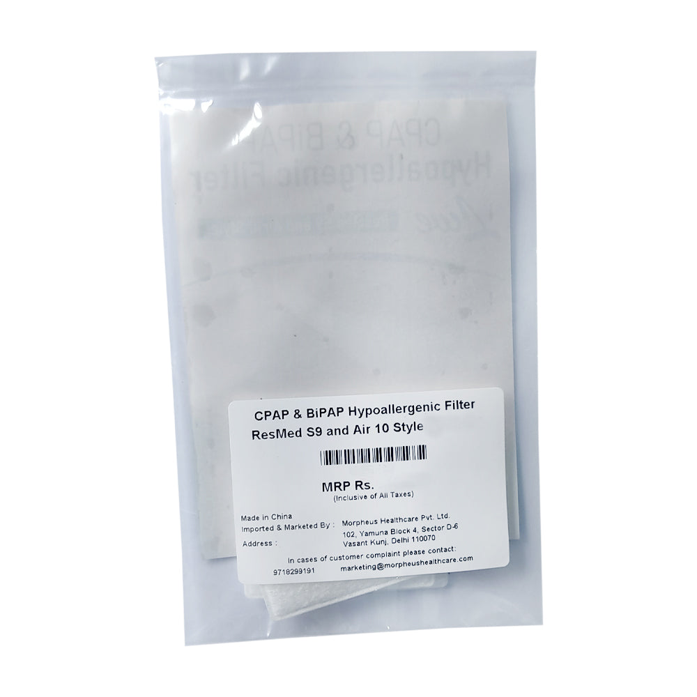 CPAP & BiPAP Hypoallergenic Filter for Resmed S9 and Air 10 Style CPAP/BiPAP Machine