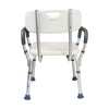 4-In-1 Bath Chair With Back & Armrests