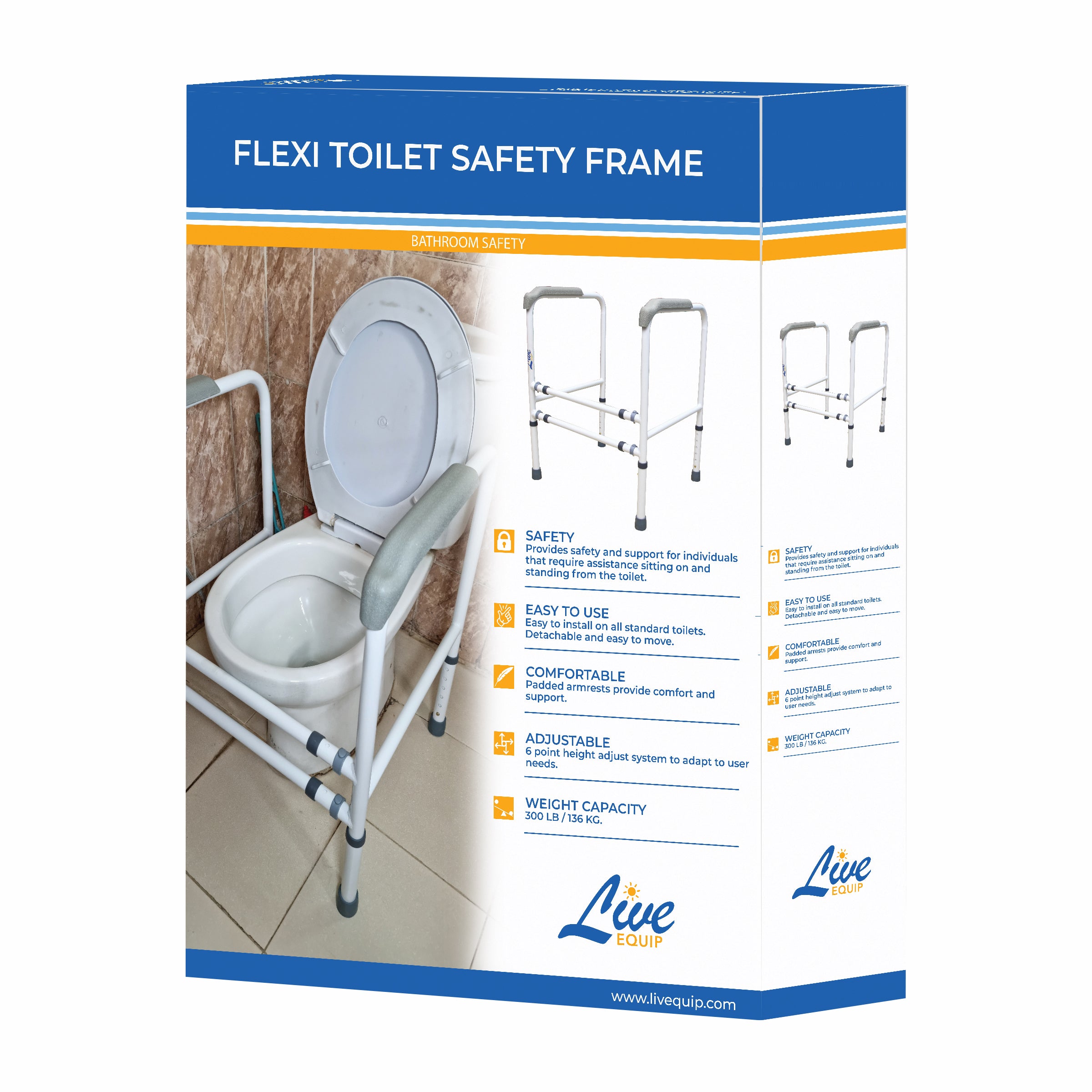 Flexi Toilet Safety Frame